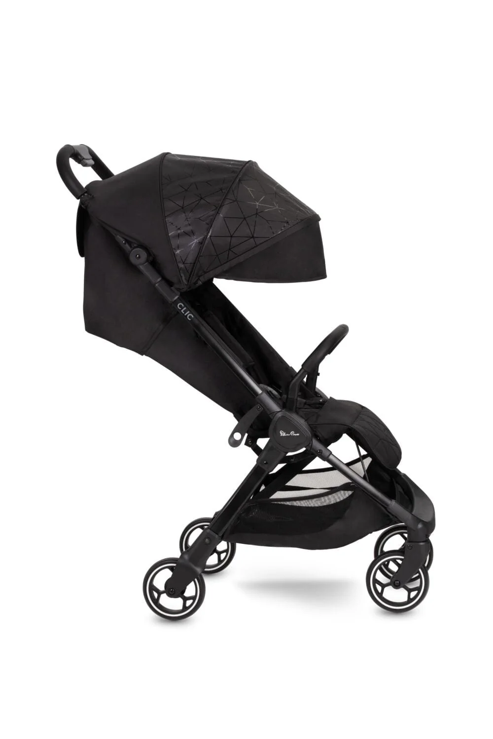 Silver Cross Clic Wandelwagen met Regenhoes �C Zwart