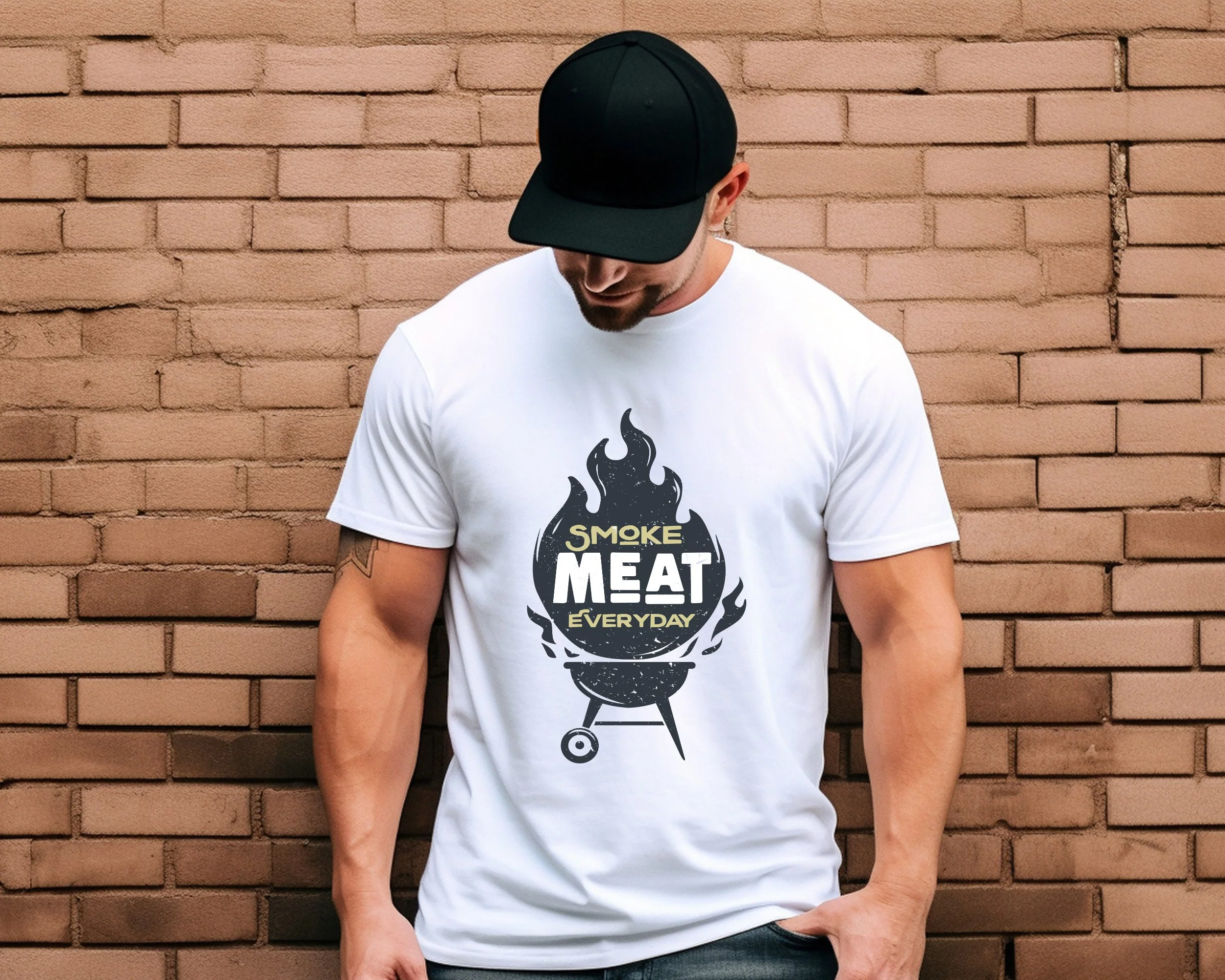 Mens Meat Smoker Shirt