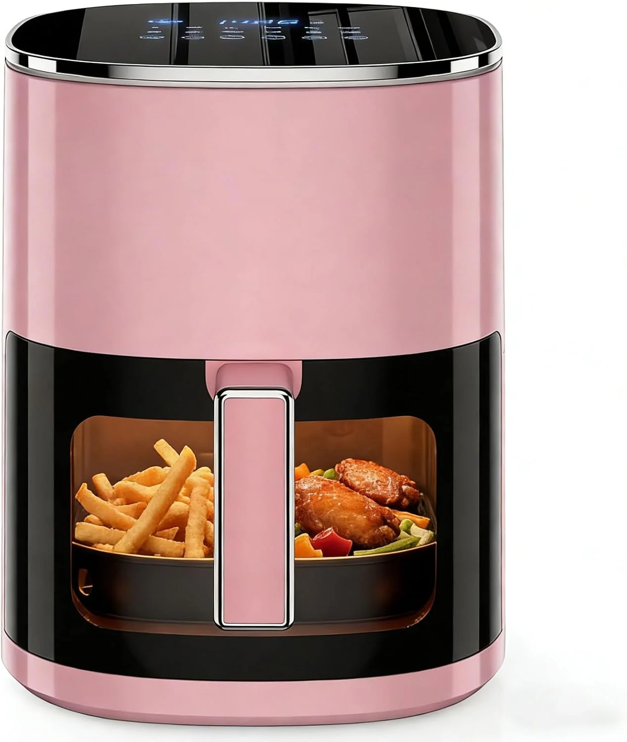 Simple Deluxe 10-in-1 Air Fryer Oven 12.6 Qt, Digital Preset Airfryer with Visible Window
