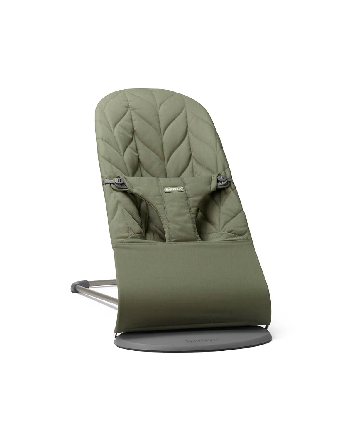 BabyBj?rn Babywippe Bliss, geweven, blossom-quilting, zandgrijs