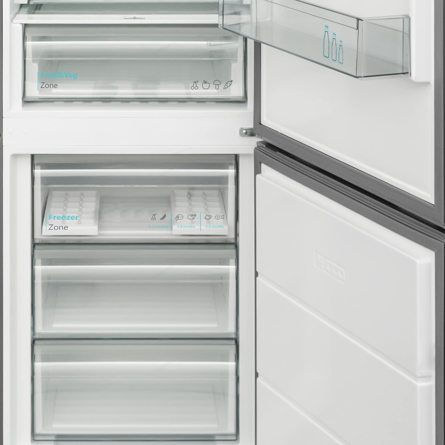 Sharp SJ-BA20DHXIC-EU Kühlschrank Kühl-Gefrierkombination NoFrost Inox Look