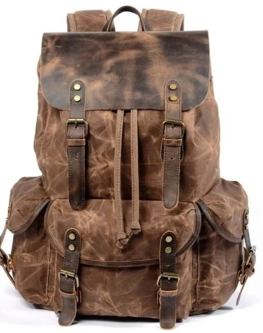 Men��s Leisure School Canvas Bag Large Capacity