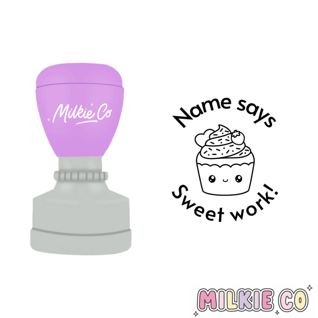 Cupcake 'Sweet work' Stamp