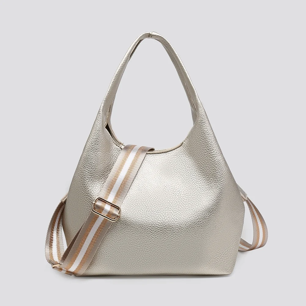 Joy Classic Tote Shopper Bag | Gold