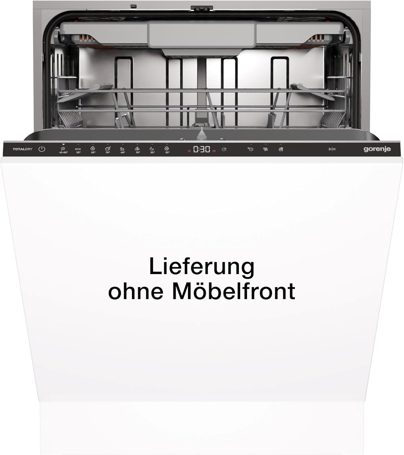 Gorenje GV663A66 Geschirrspüler/Einbaugerät FRONT NICHT ENTHALTEN/Made in EU/60 breite/16 Maßgedecke/8 Programme/TotalDry/Nachtprogramm/Status LED Licht/EEK: A-10%/Einbaumaße (HxBxT): 82 x 60 x 55,5cm