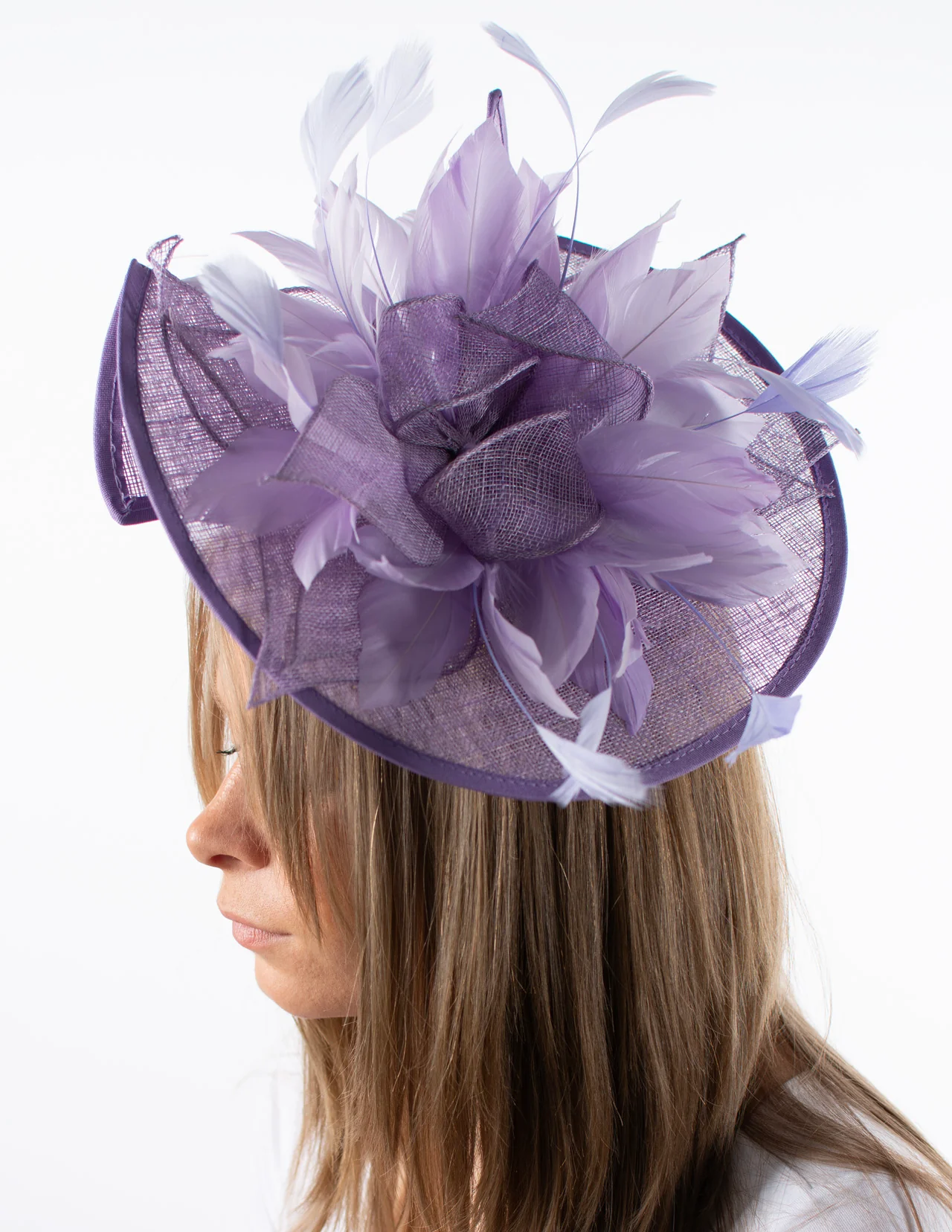 Fascinator | Fancy Floral Hat | Lilac