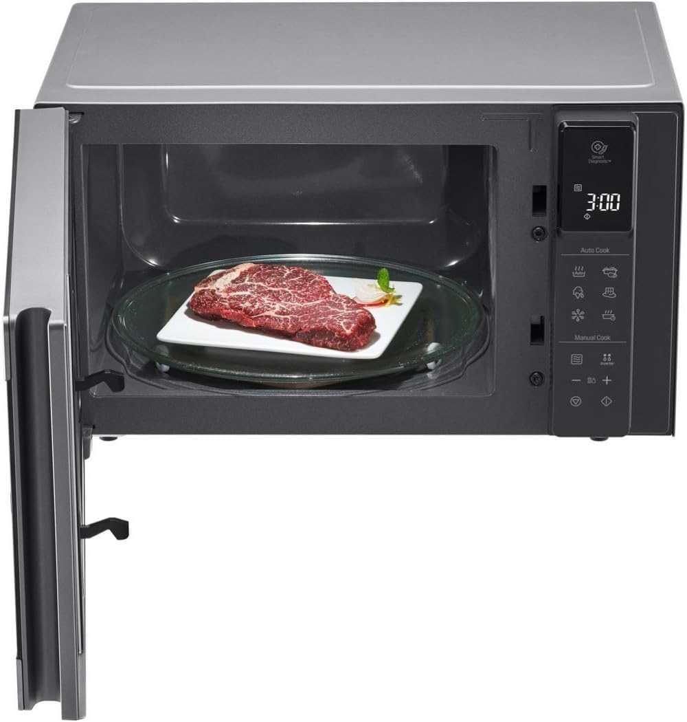 LG Electronics MS 2595 CIS Mikrowelle / 47.6 cm/Eco On Energiesparmodus/silber