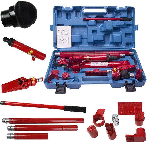 2025 10 Ton Porta Power Hydraulische Krik Reparatieset ?C Autowerkplaats Luchtpomp Heftoestel Carrosserie Frame Gereedschapsset