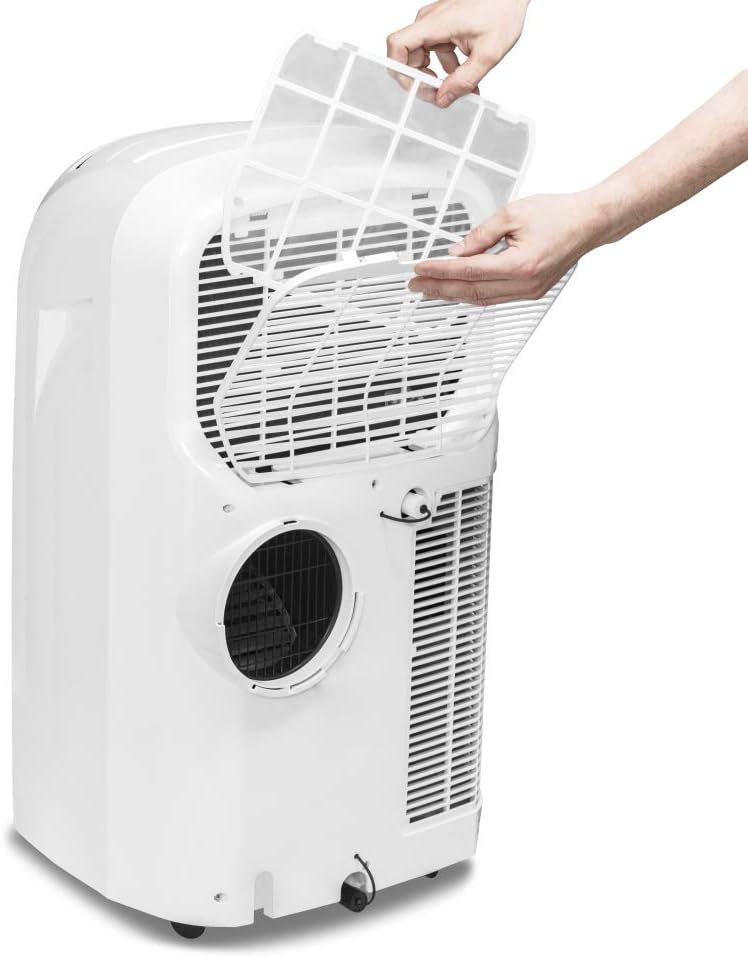 TROTEC PAC 2100 X mobile Klimaanlage 3-in-1 Kühlung, Ventilation, Entfeuchtung Monoblock-Klimagerät 2 kW 7.000 BTU/h für Raumgrößen bis 26 m² und 65 m³ 2 Ventilationsstufen