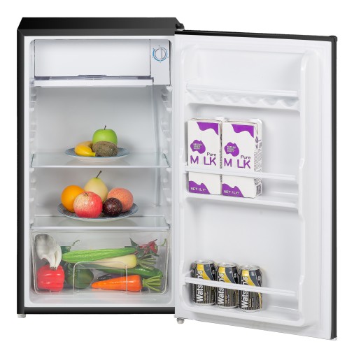 Lodówka mała chłodziarka mini zamrażarka hotelowa biurowa ŚWIATŁO 91l. 83cm