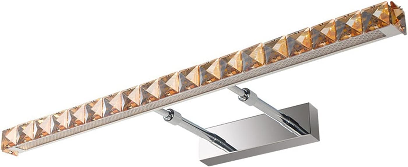 Badezimmerspiegel-Wandleuchte, Badezimmerbeleuchtung, Kristallspiegel-Frontleuchte, LED-Make-up-Wandleuchte, Strahler, Spiegel, Schrank, Make-up-Kommode, Halterung, Licht. Interessant