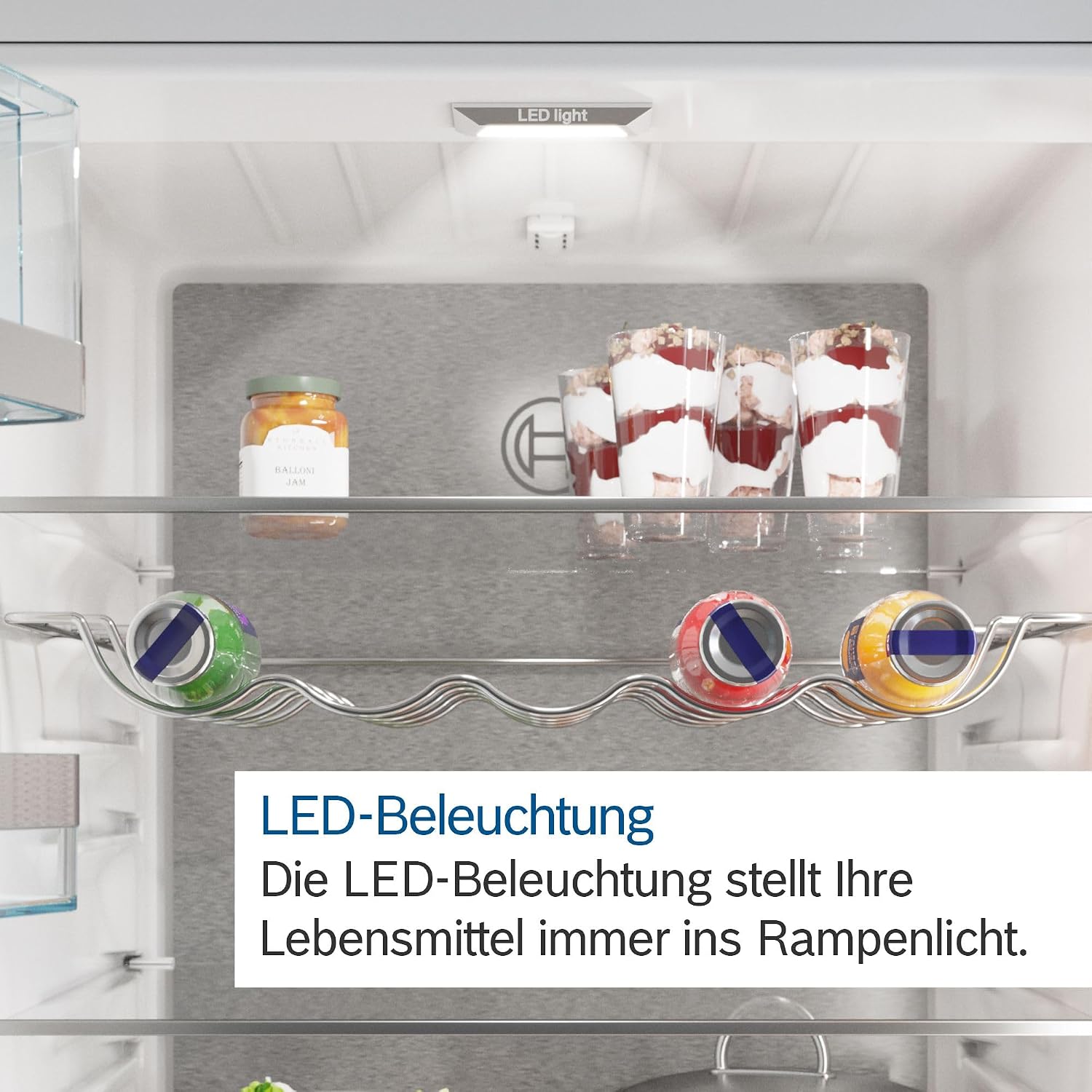 Bosch KAD93ABEP Serie 6 Amerikanischer Side-by-Side Kühlschrank, 178,7 x 90,8 cm, 371 L Kühlen & 191 L Gefrieren, Eis- und Wasserspender mit Wasseranschluss,No Frost, XXL-Fassungsvermögen