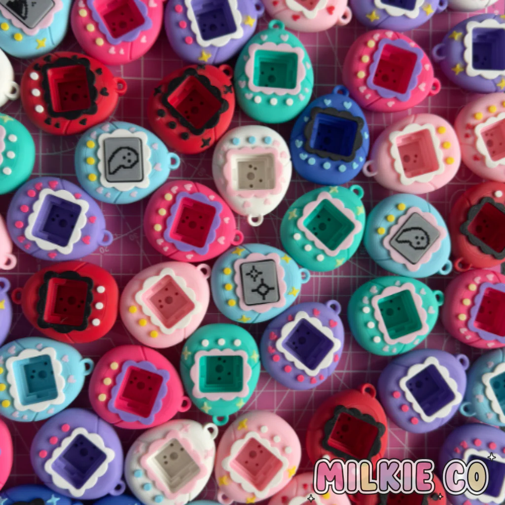Tamagotchi Clicker Keychain