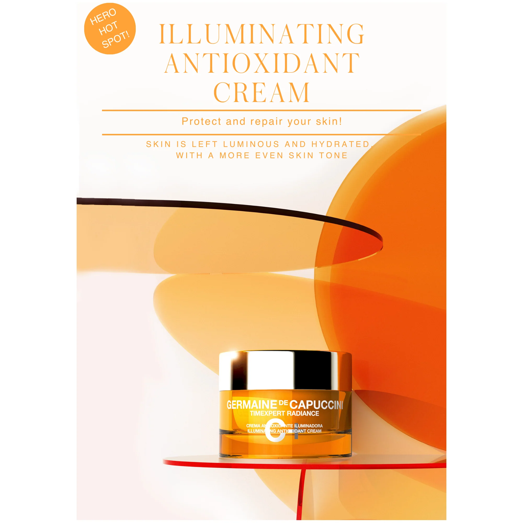 T Radiance C+ Illuminating Antioxidant Cream A4 Poster