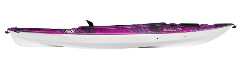 Pelican Mustang 100x Kayak Magenta White Fade/Yellow