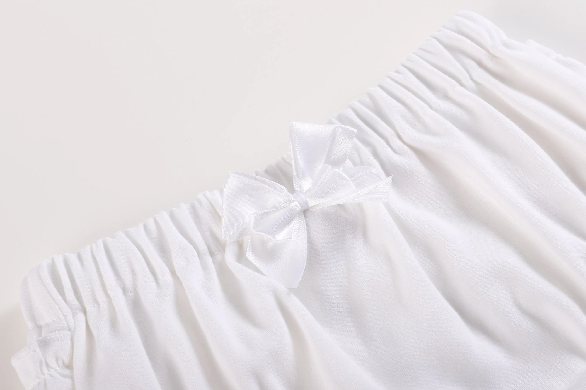 White and Pink Bloomers Knit 2pc Set