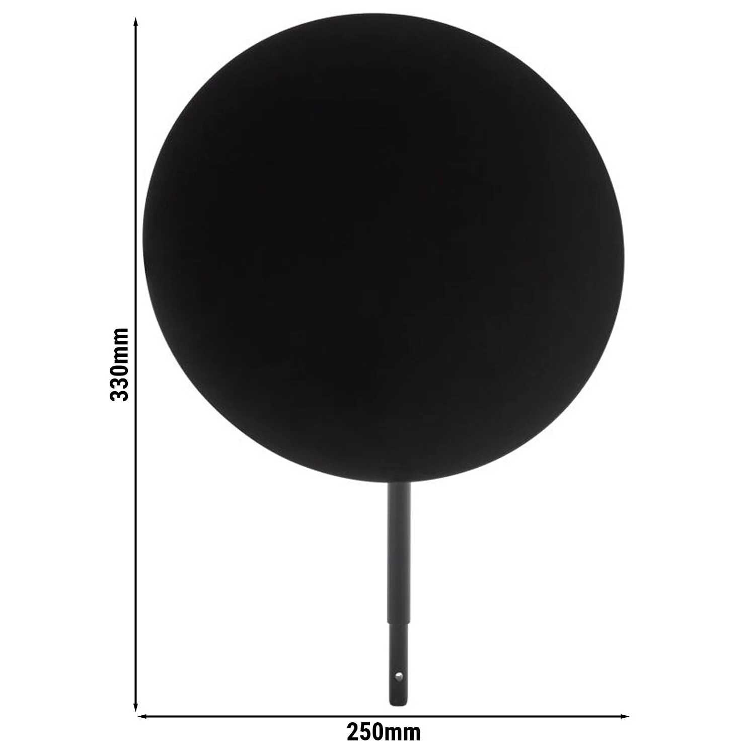 Skilt - VALO - metall - ? 250 mm - passer til 14030 - svart