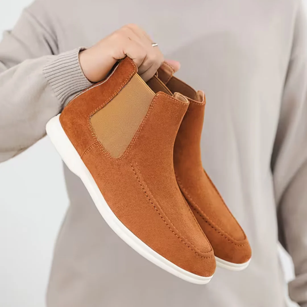 Men��s Tan Chelsea Boots �C Lightweight Sole
