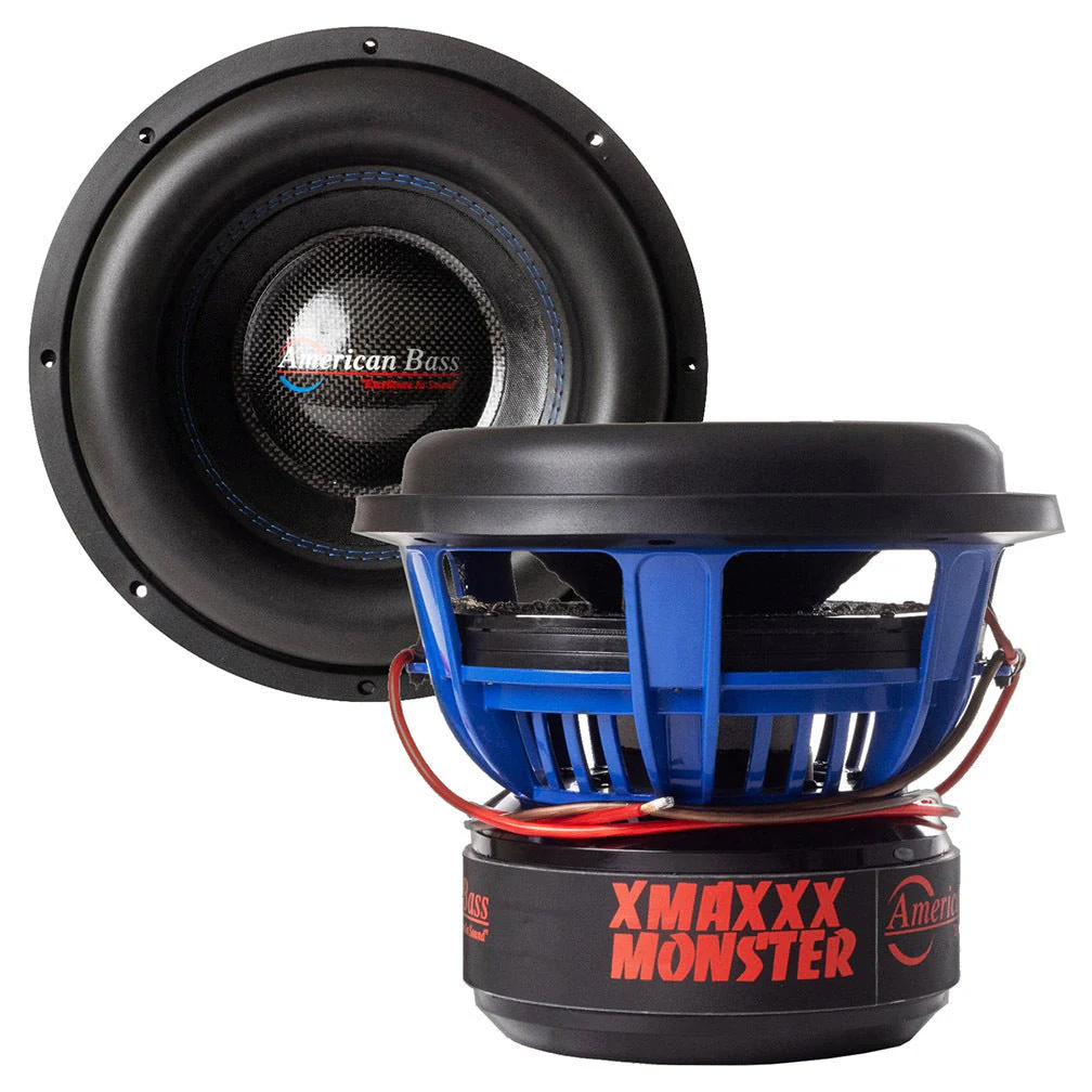 American Bass 12 Woofer 3500W RMS/7000W Max Dual 2 Ohm Voice Coils - 12XMAX