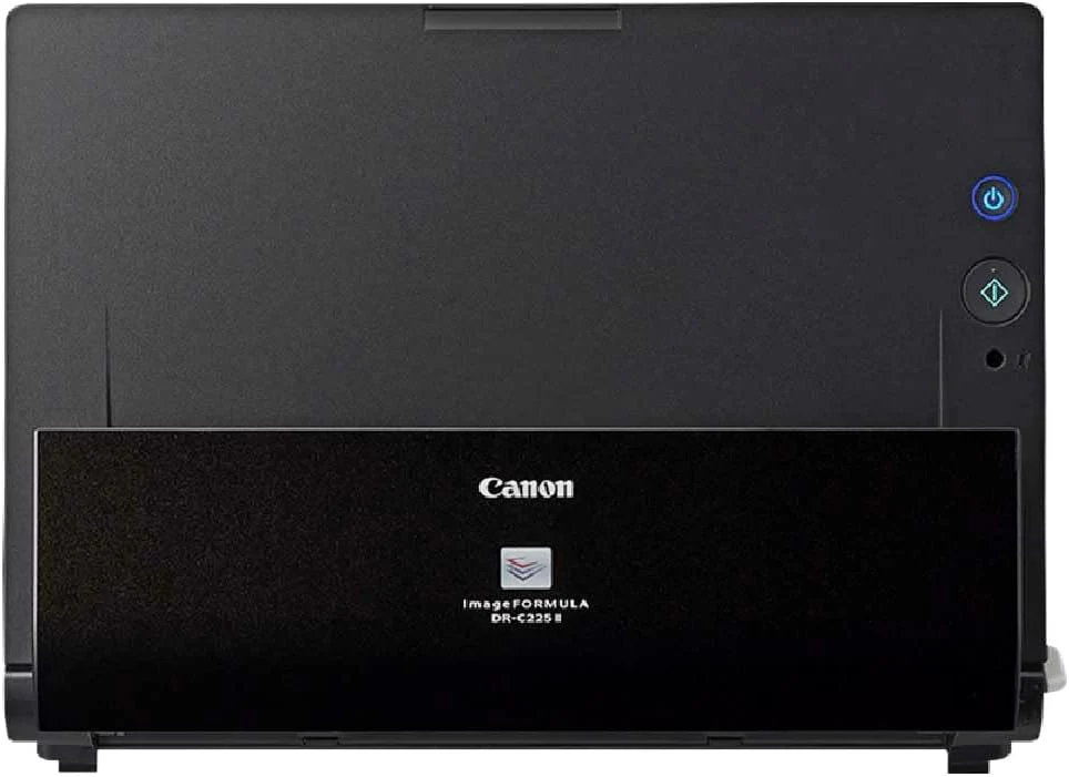 Canon DR-C225 II - imageFORMULA documentscanner (duplex, invoer, kleur, 600dpi, 25 ppm, PDF OCR, compact, zwart)