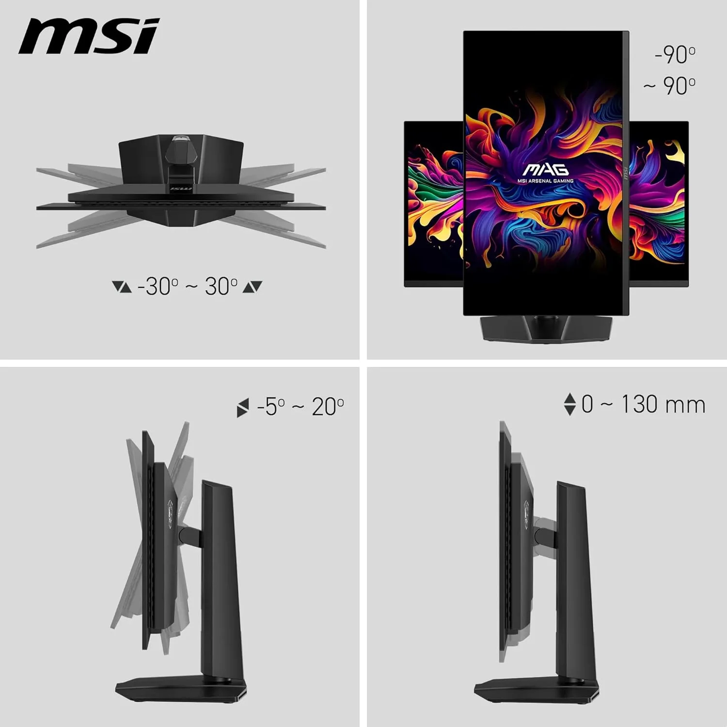 MSI MAG 273QP QD-OLED X24 Gaming Display 26,5