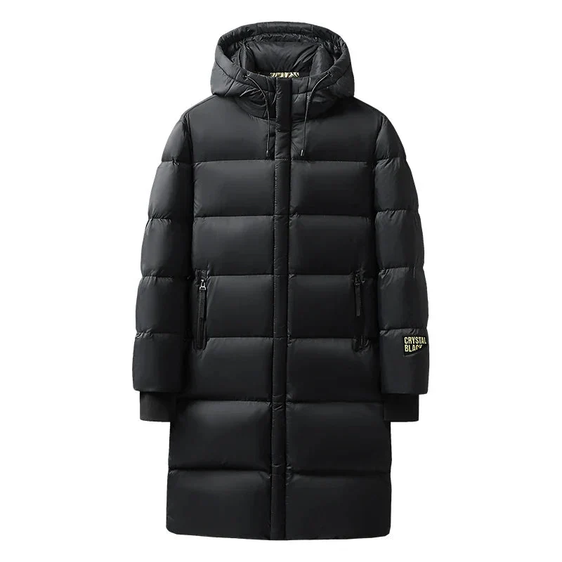 Lange Winter-Daunenjacke f��r Herren