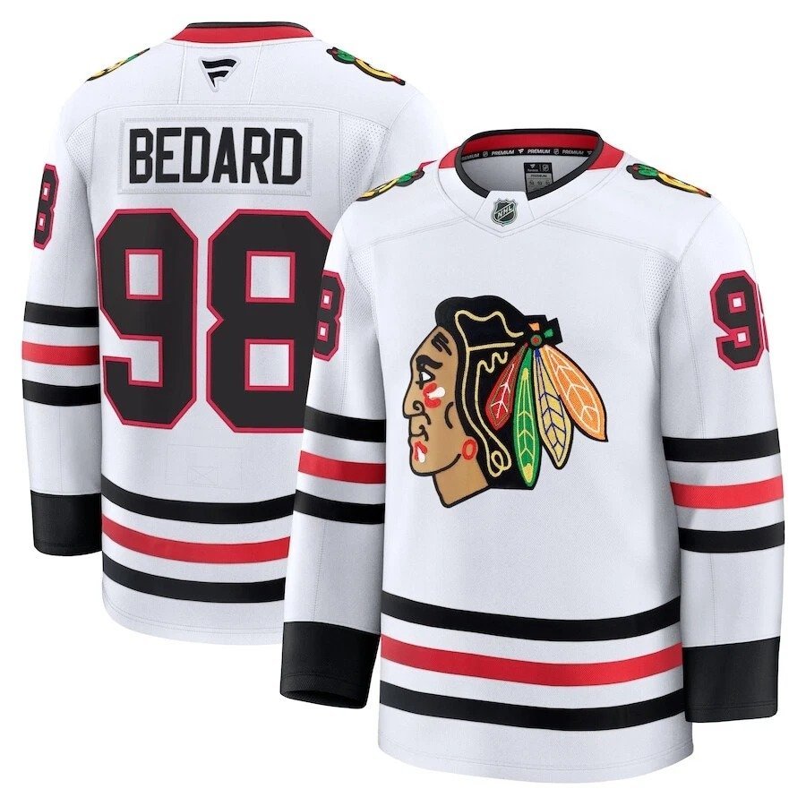 Chicago Blackhawks Connor Bedard #98 Fanatics Alternate Premium Jersey