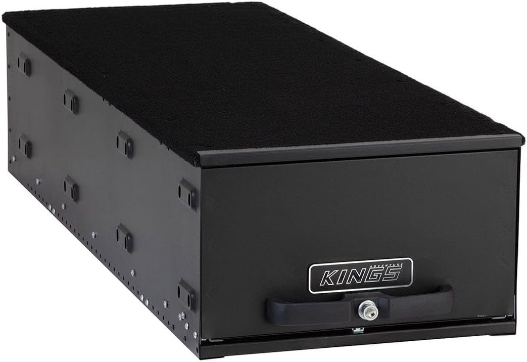 Kings 1300mm Ute Rear Drawers with Modular Design and Heavy Duty Frame - Premium Black Finish