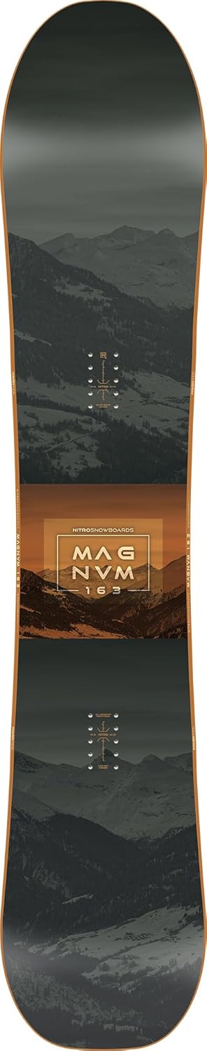Nitro Snowboards Herren Magnum BRD´25, Allmountainboard, Directional, Cam-Out Camber, All-Terrain, Freeride, Wide, für große