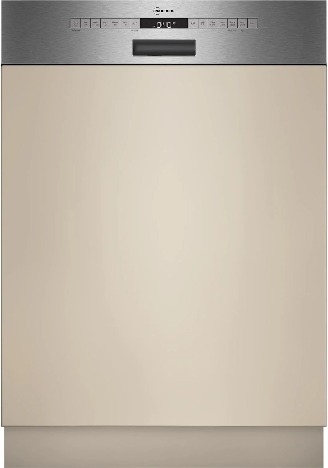 NEFF S157YCX03E, N 70, Smarte volledig ge?ntegreerde vaatwasser, 60 cm, Besteklade, Made in Germany, Zeolith-droging, bijzonder stille vaatwasser, in hoogte verstelbare bovenkorf, sterke sproeidruk