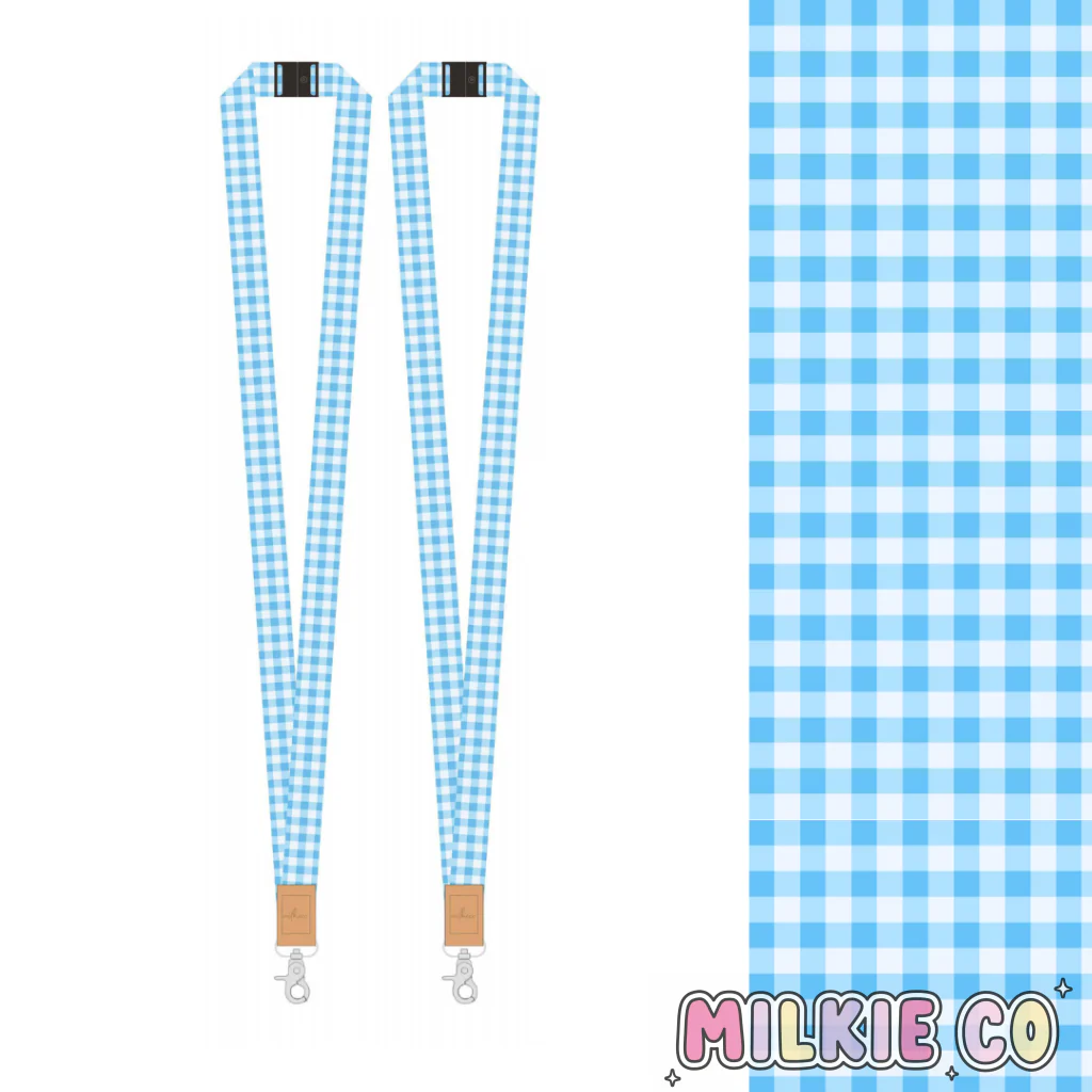Baby Blue Gingham Fabric