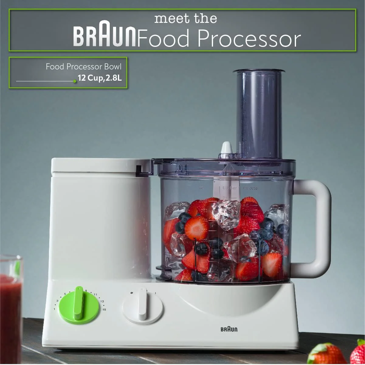 Braun 12-Cup Food Processor with 9 Attachments