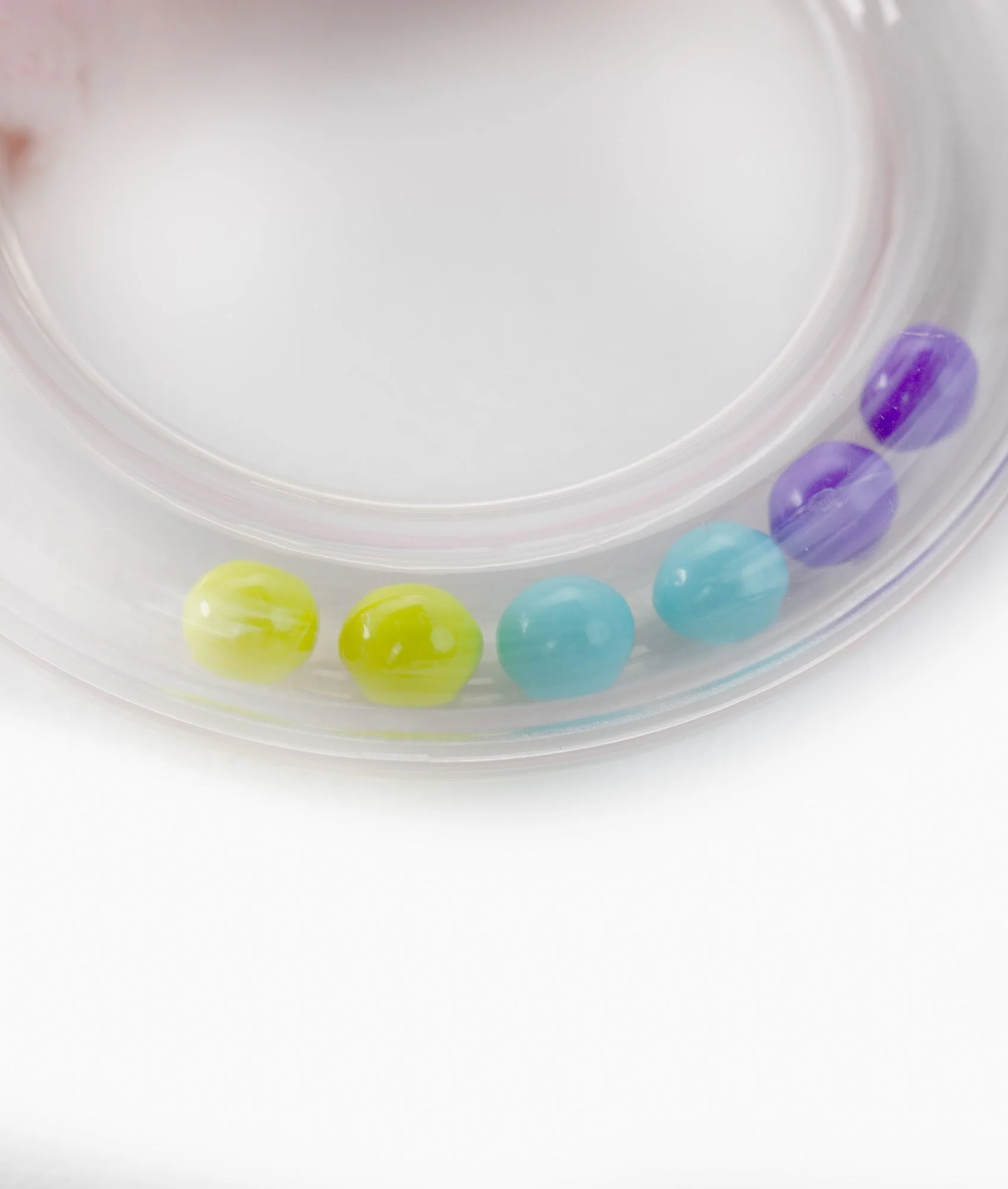 Baby Bear Rattle | White & Beige