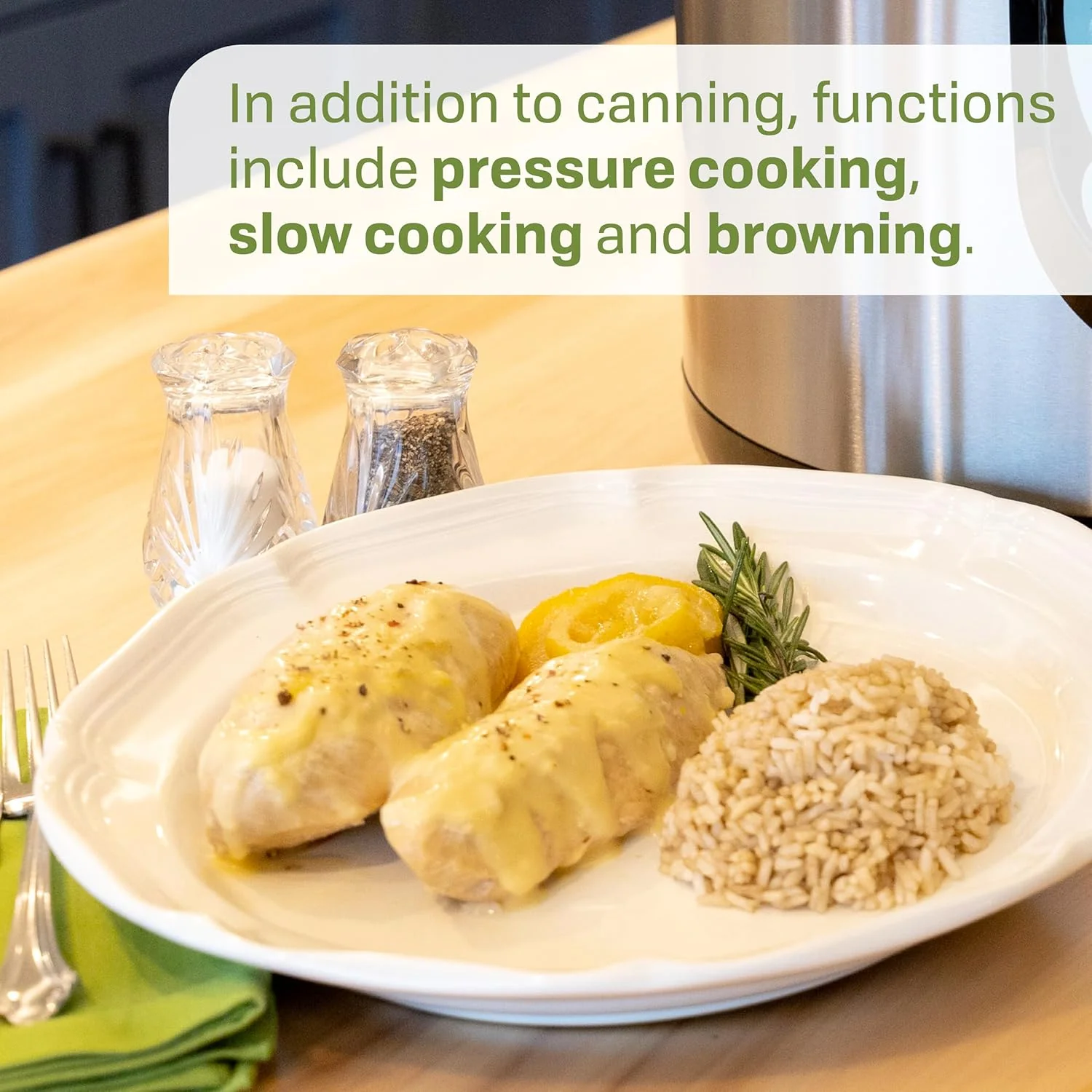 Nesco NPC-9 Smart Electric Pressure Cooker and Canner, Stainless Steel, 9.5 Qt