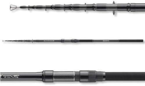 Bundle 2X Black Widow Tele Karpfencombo 3,60m / 3lbs + Freilaufrolle Karpfenset Paarpreis