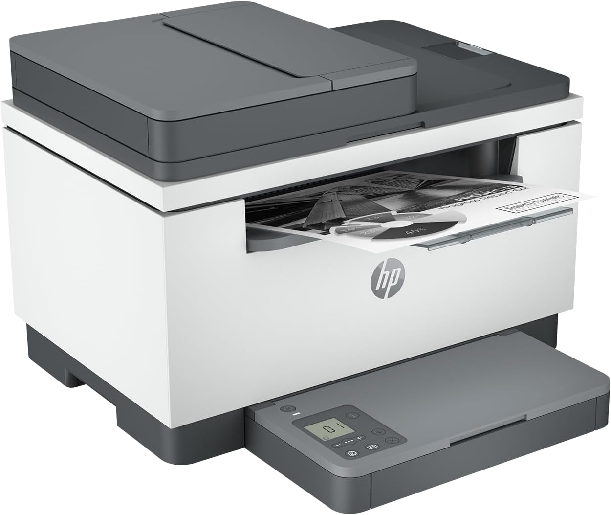 HP LaserJet MFP M235sdw Multifunktions-Laserdrucker Schwarzweiß, Drucken, Kopieren, Scannen, Automat.beidseitiger Druck, Dual-Band Wi-Fi, USB, LAN, HP Smart App, Intelligente Benutzeroberfläche