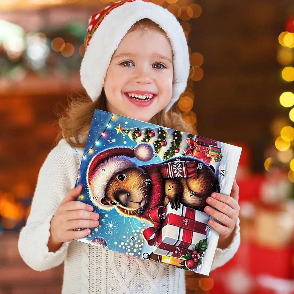 CAPYSMILE 2025 – Schattige Kerst Countdown Kalender voor Kinderen
