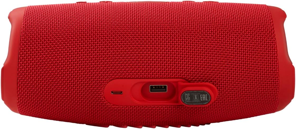 JBL Charge 5 Bluetooth-Lautsprecher in Schwarz �C Wasserfeste, portable Boombox mit integrierter Powerbank �C Eine Akku-Ladung f��r bis zu 20 Stunden kabellosen Musikgenuss