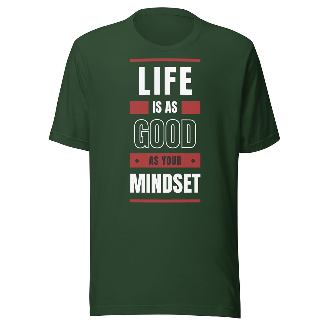 Life Is As Good As Your Mindset �?Bella + Canvas Tee