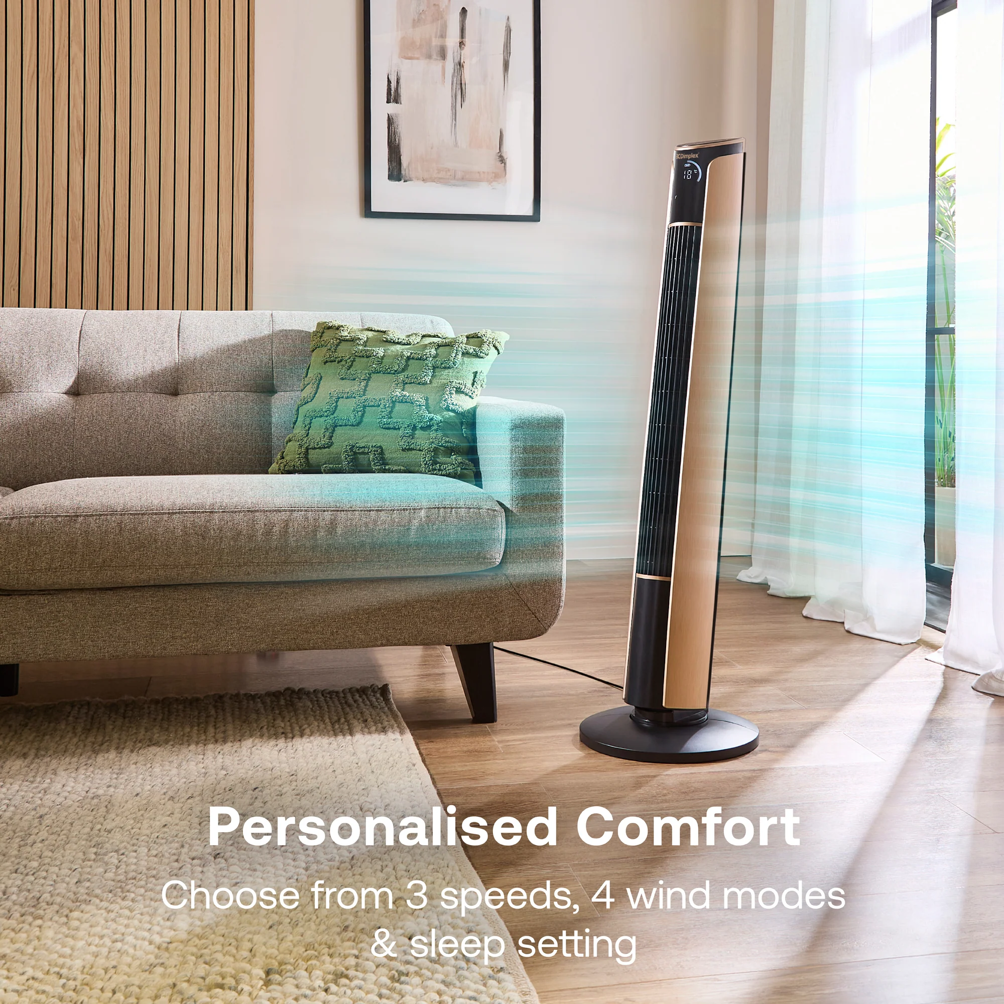 Dimplex Ion Fresh Tower Fan with Ioniser