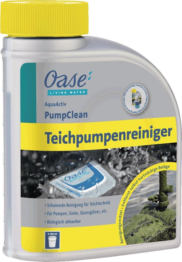 OASE 51096 Filter und Bachlaufpumpe AquaMax Eco Classic 5500, 5300 l/h F?rderleistung, energiesparende Bachlaufpumpe, Teichpumpe, Filter, Pumpe, Bachlauf, Dunkelgrau