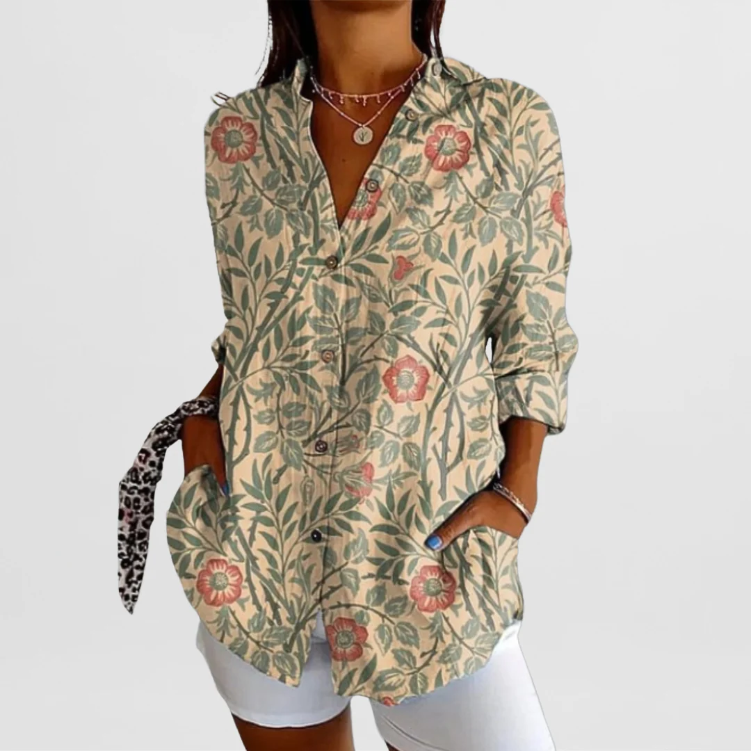 Elegante Leichte Premium Bluse f��r Damen �C Perfekt f��r B��ro, Freizeit und besondere Anl?sse