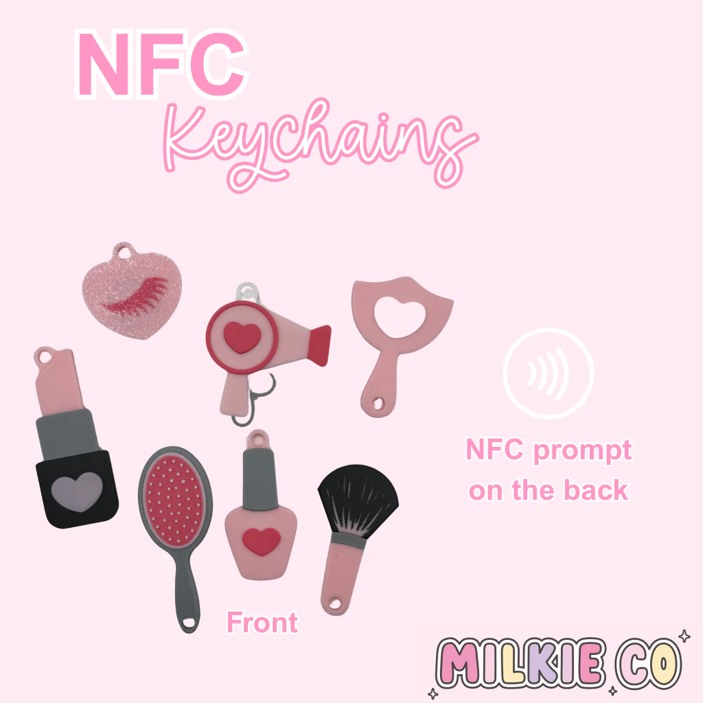 Lashes NFC Keychain