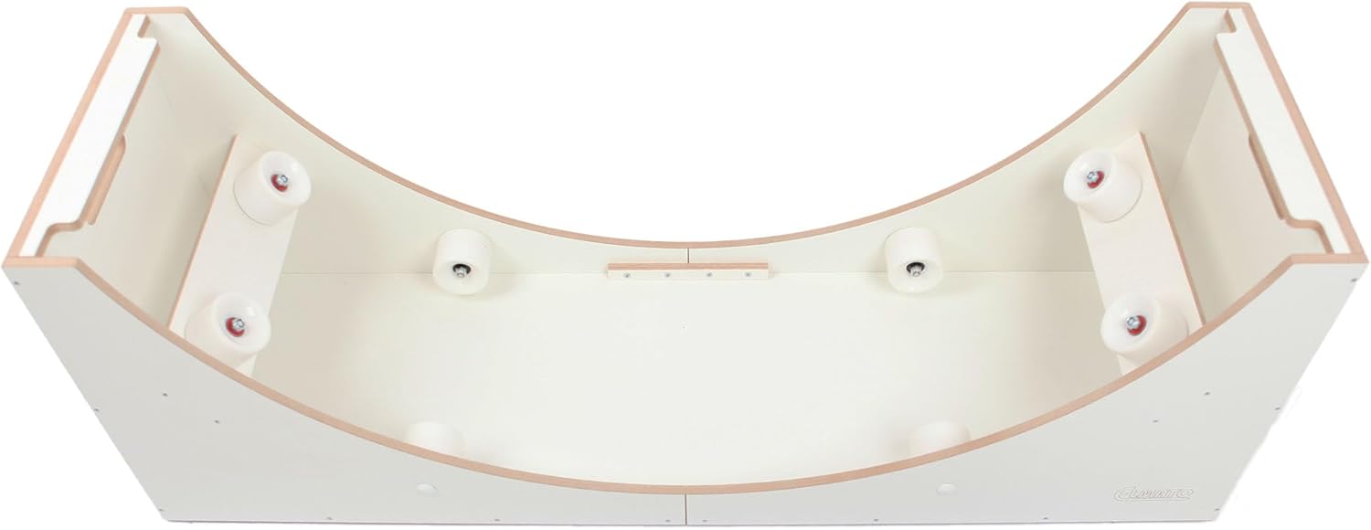 Elmato Katzenlaufrad Simba L & XXL ca. 120 cm / 140 cm in weiß/beige & grau/meliert (beige, 120 cm)