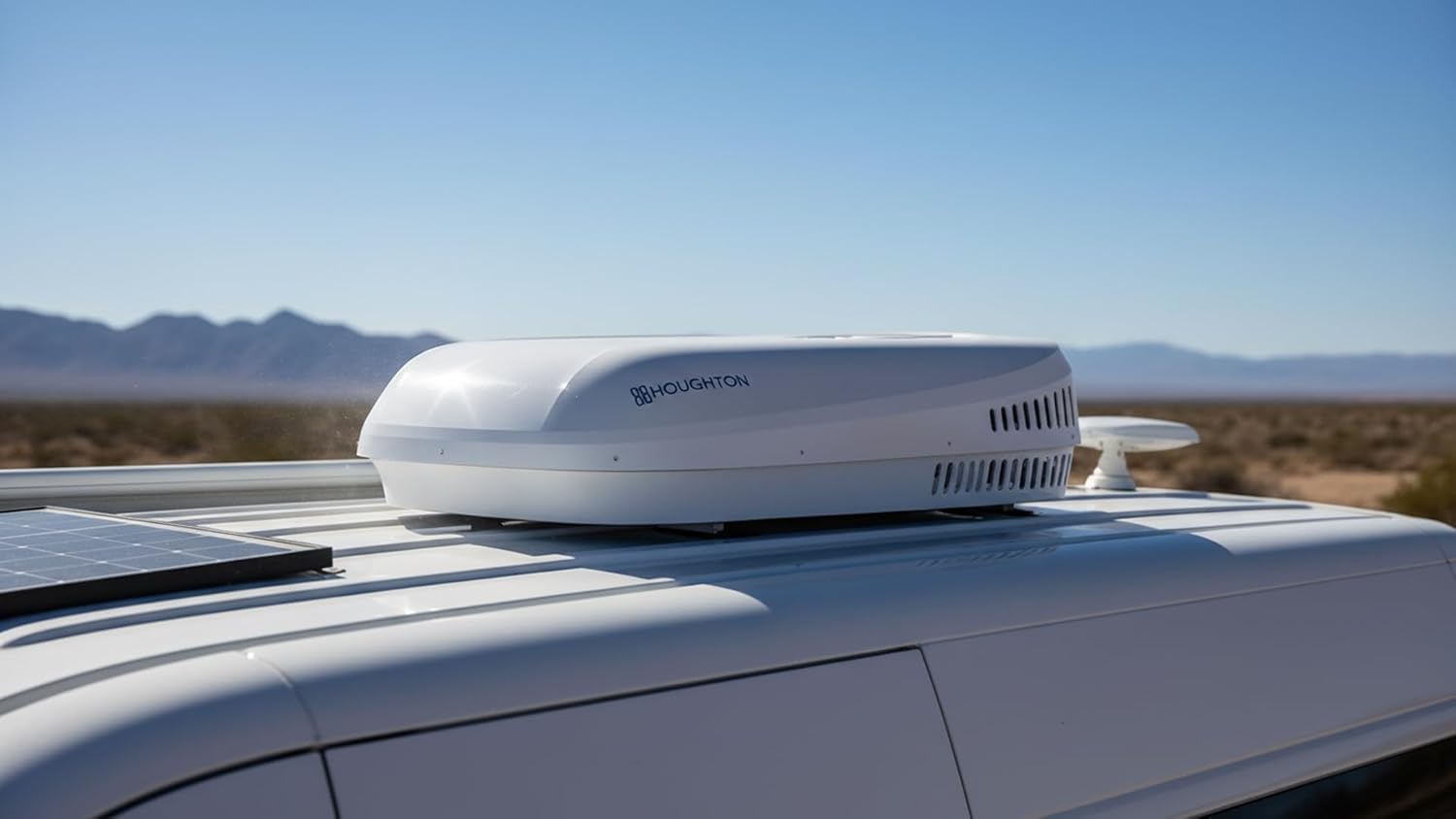 Belaire H2000K WLAN-Decken-Klimaanlage, 2,0 kW, Umkehrzyklus, 230 VAC, für Wohnmobil und Wohnwagen, Wohnmobil, effiziente Kühlung, Fernbedienung, LED-Display