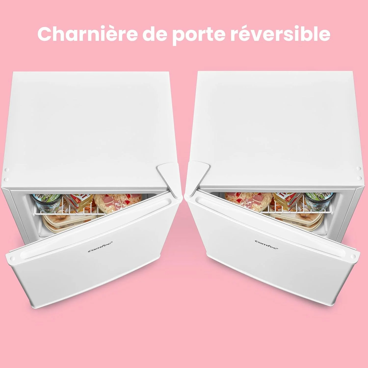 RCD93WH2(E) Réfrigérateur à une porte, 93 L, Contrôle de la température, Silencieux
