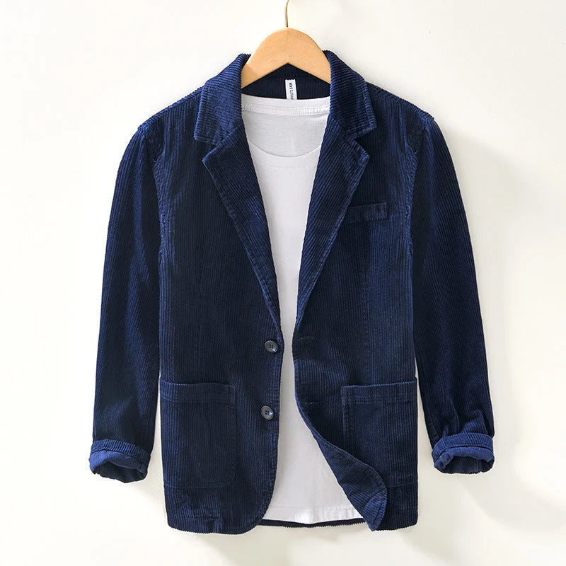 Herren Cordjacke aus Baumwolle �C locker Und casual