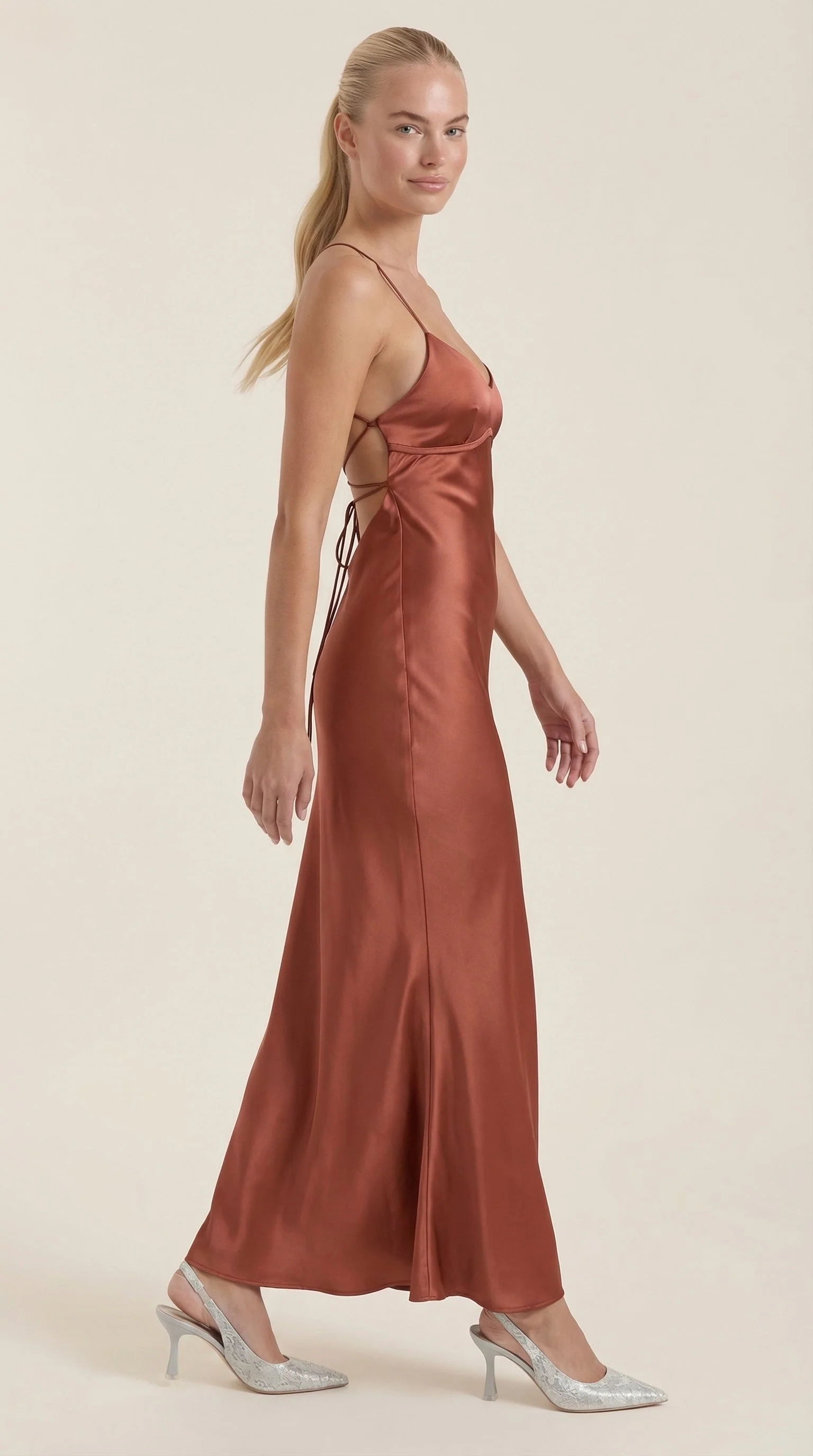Slip-Maxikleid
