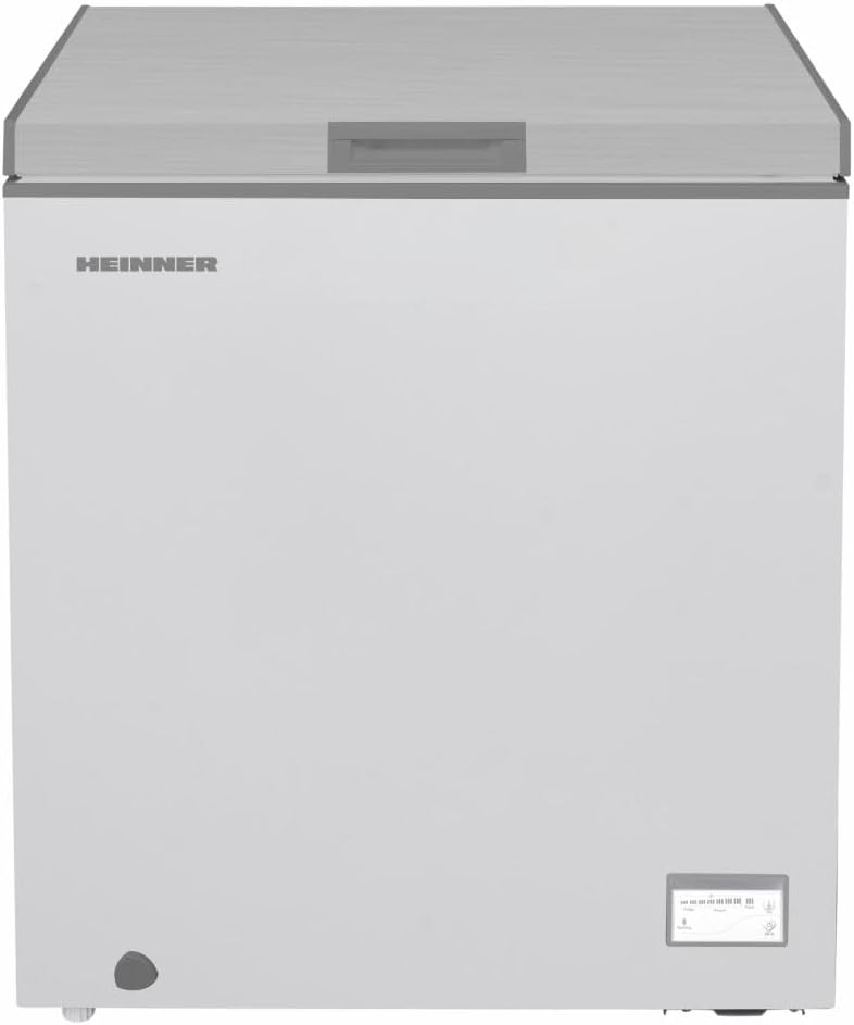 HCF-HM145CSE++ Gefriertruhe 142L, energiesparend, leiser Betrieb, reversible Tür links/rechts, EnergieeffizienzklasseE, für langfristige Sicherheit, Weiß – Inklusive 5‑Jahres‑Garantie