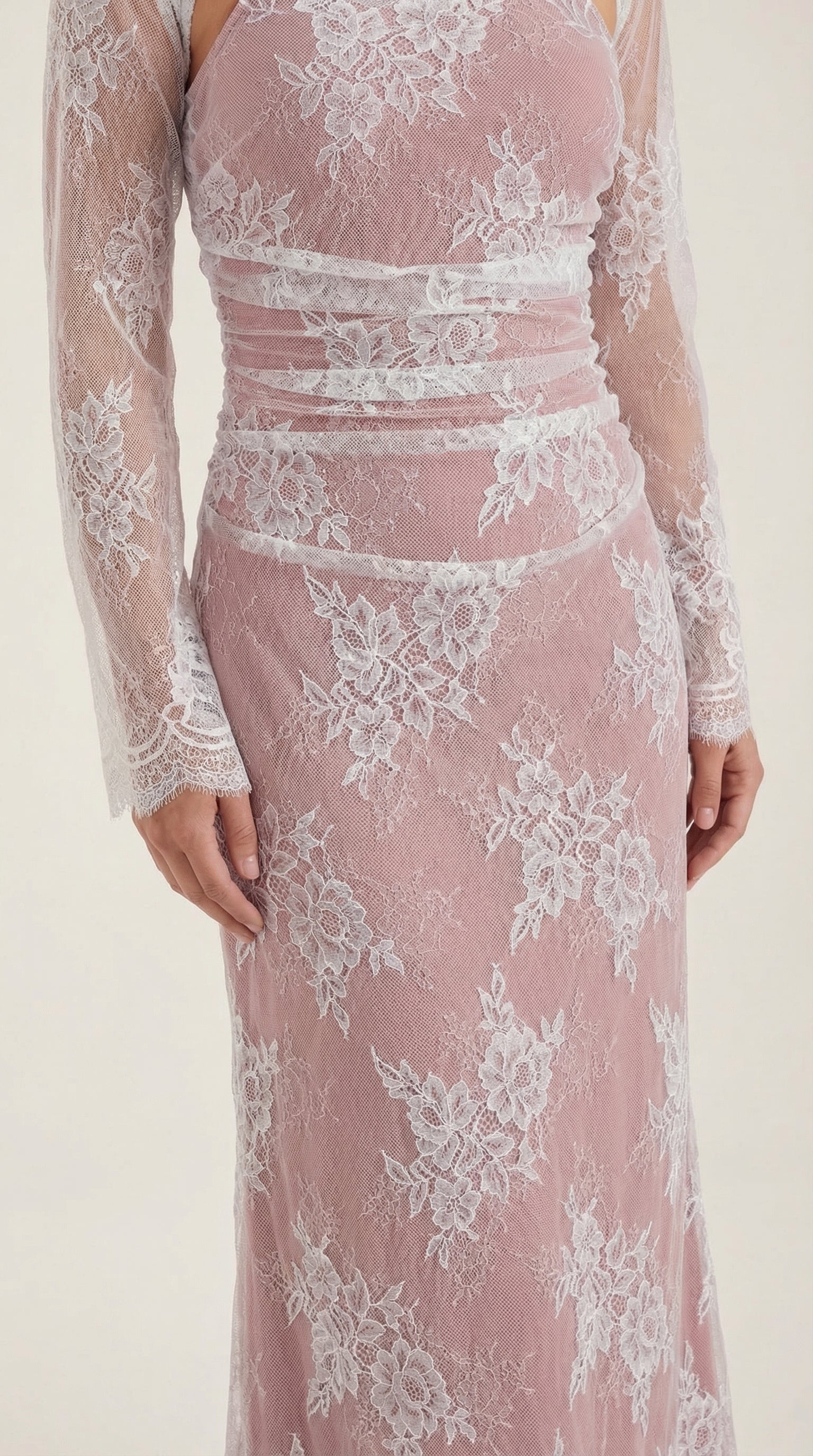 Spitzen-Maxikleid